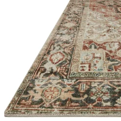 VND0086 Loloi Inc Lenna Rust Charcoal Rug
