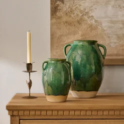 VND0092 Melrose International, LLC Lorne Glazed Amphora Vase