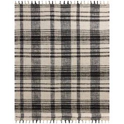 VND0086 Loloi Inc Louie Ivory Black Rug