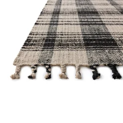 VND0086 Loloi Inc Louie Ivory Black Rug