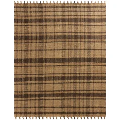 VND0086 Loloi Inc Louie Natural Espresso Rug
