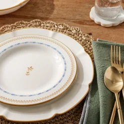 Magnolia Luna Scalloped 3-Piece Place Setting