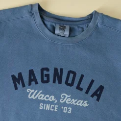 VND0179 Hole In The Roof Marketing Inc Magnolia Arched Blue Sweatshirt