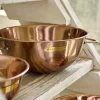 VND8417 AC Brothers Magnolia Copper Mixing Bowl Set