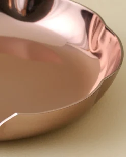 VND8417 AC Brothers Magnolia Copper Scalloped Spoon Rest