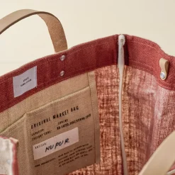 VND2798 Apolis Holdings LLC Magnolia Cranberry Market Tote