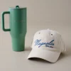 Magnolia Cream Hat and Sage 32oz Traveler Bundle