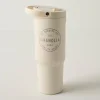 Kids VND8439 Hydrojug Magnolia Crest Cream 32oz Hydrojug Sport Tumbler
