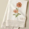VND6843 KARUR GOLDLINE EXPORTS LLP Magnolia Dahlia Garden Tea Towel