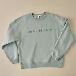VND8309 Supplyable Group, LLC Magnolia Embossed Green Brushed Fleece Sweatshirt