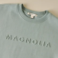 VND8309 Supplyable Group, LLC Magnolia Embossed Green Brushed Fleece Sweatshirt