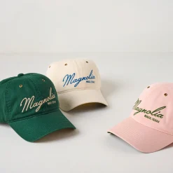 VND5970 Concept One Accessories Magnolia Embroidered Script Cream Hat