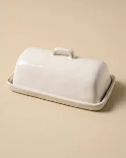 VND6562 Chaozhou Highland Crafts Company Ltd Magnolia Est. Ceramic Butter Dish