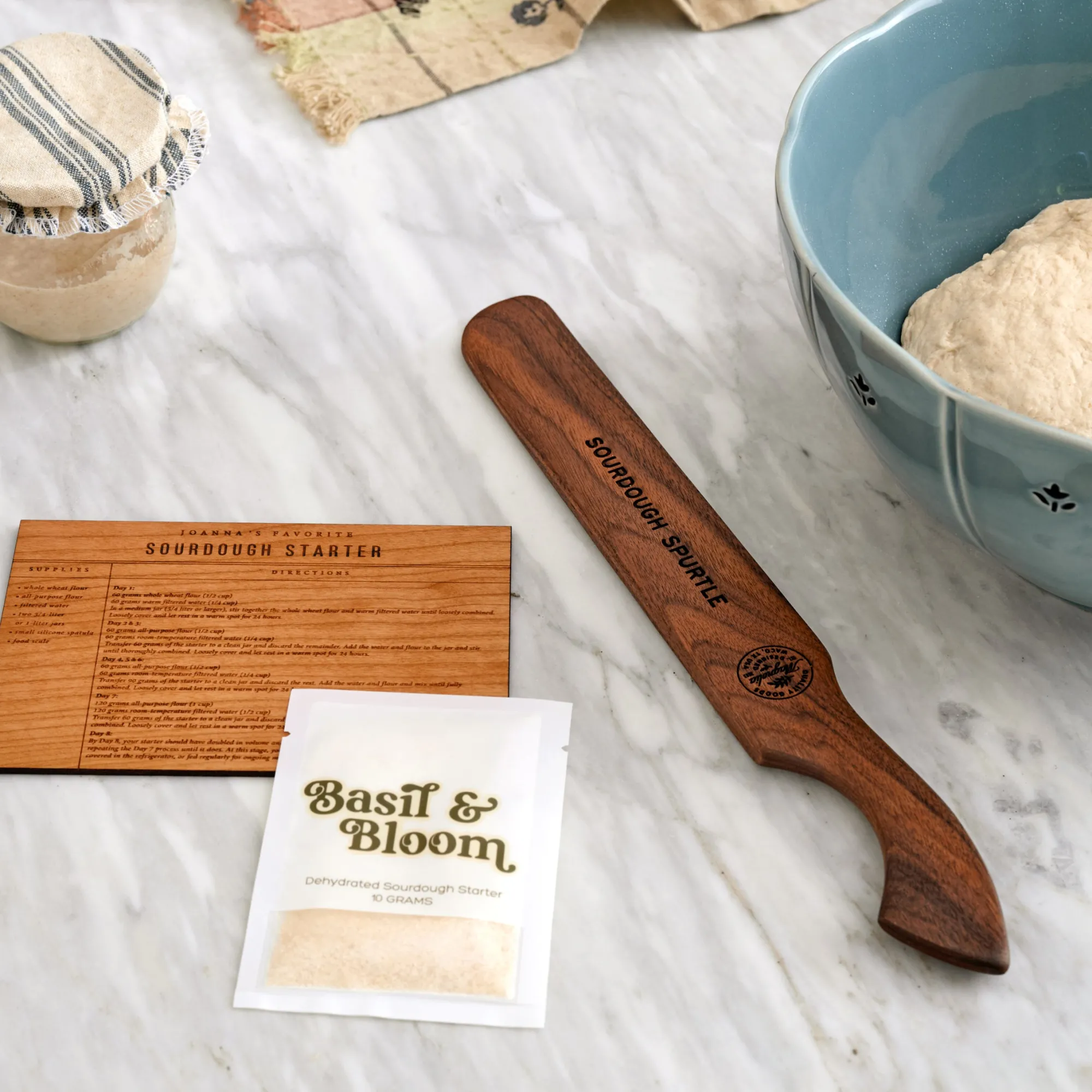 VND7841 Homestead General Store Magnolia Handmade Walnut Spurtle
