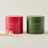 VND0040 Couture Brands LLC Magnolia Joyeux Noel and Twelve Nights Candle Tin Bundle