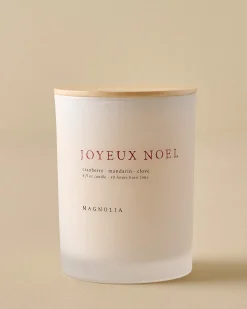 VND0040 Couture Brands LLC Magnolia Joyeux Noel Candle