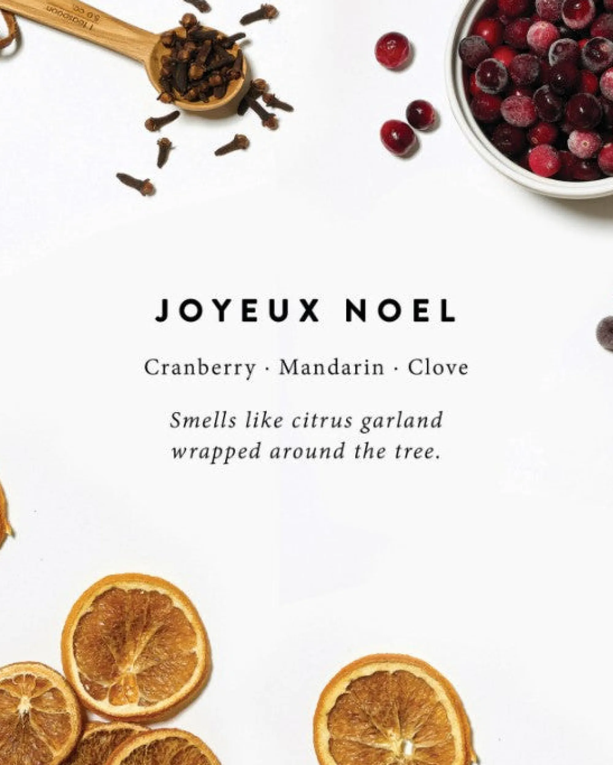 VND0040 Couture Brands LLC Magnolia Joyeux Noel Candle