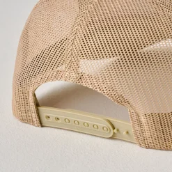 VND7948 Ox & Pine LLC Magnolia Khaki Leather Patch Hat