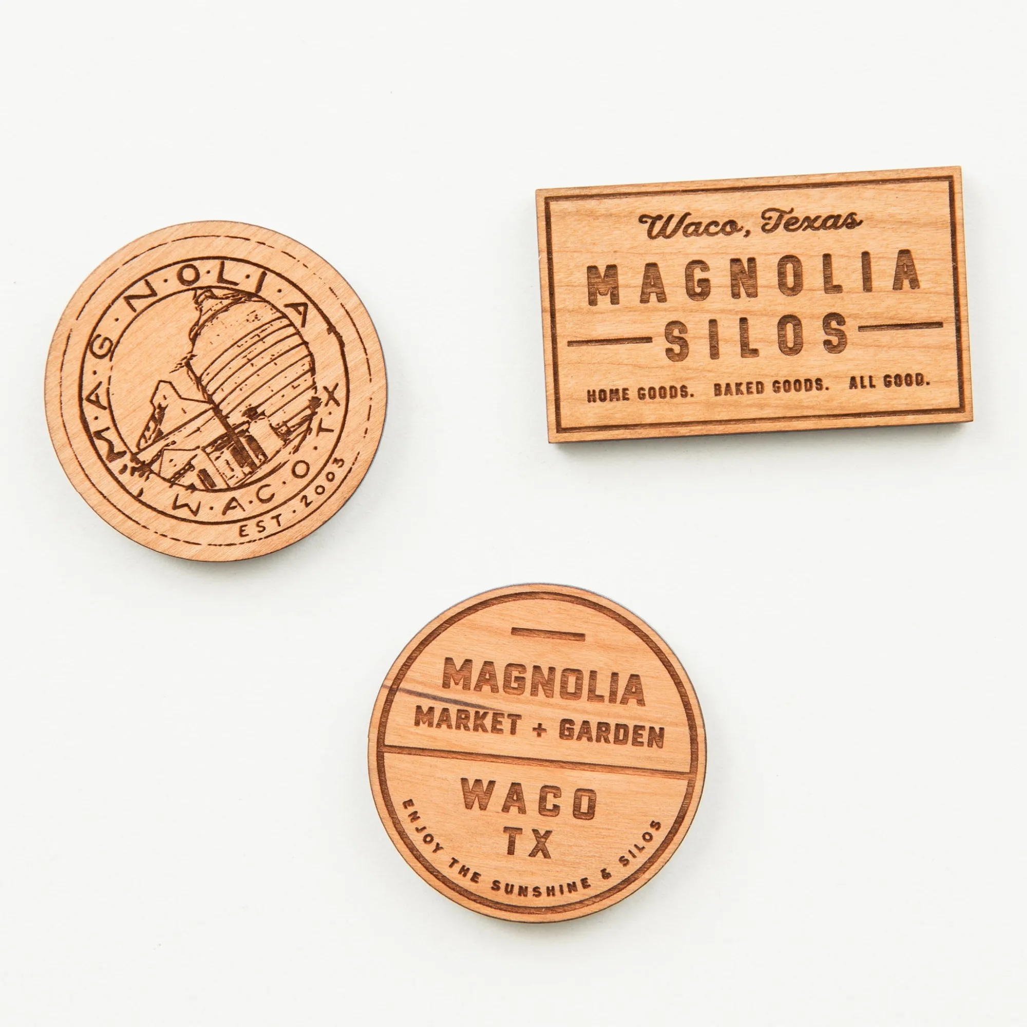 VND0556 Wordsmith Wood Shop Magnolia Mural Magnet