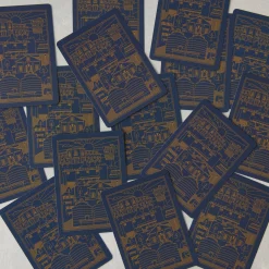 Kids VND6567 The United States Playing Card Company Magnolia Navy Playing Cards