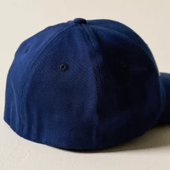VND5970 Concept One Accessories Magnolia Script Embroidered Navy Hat