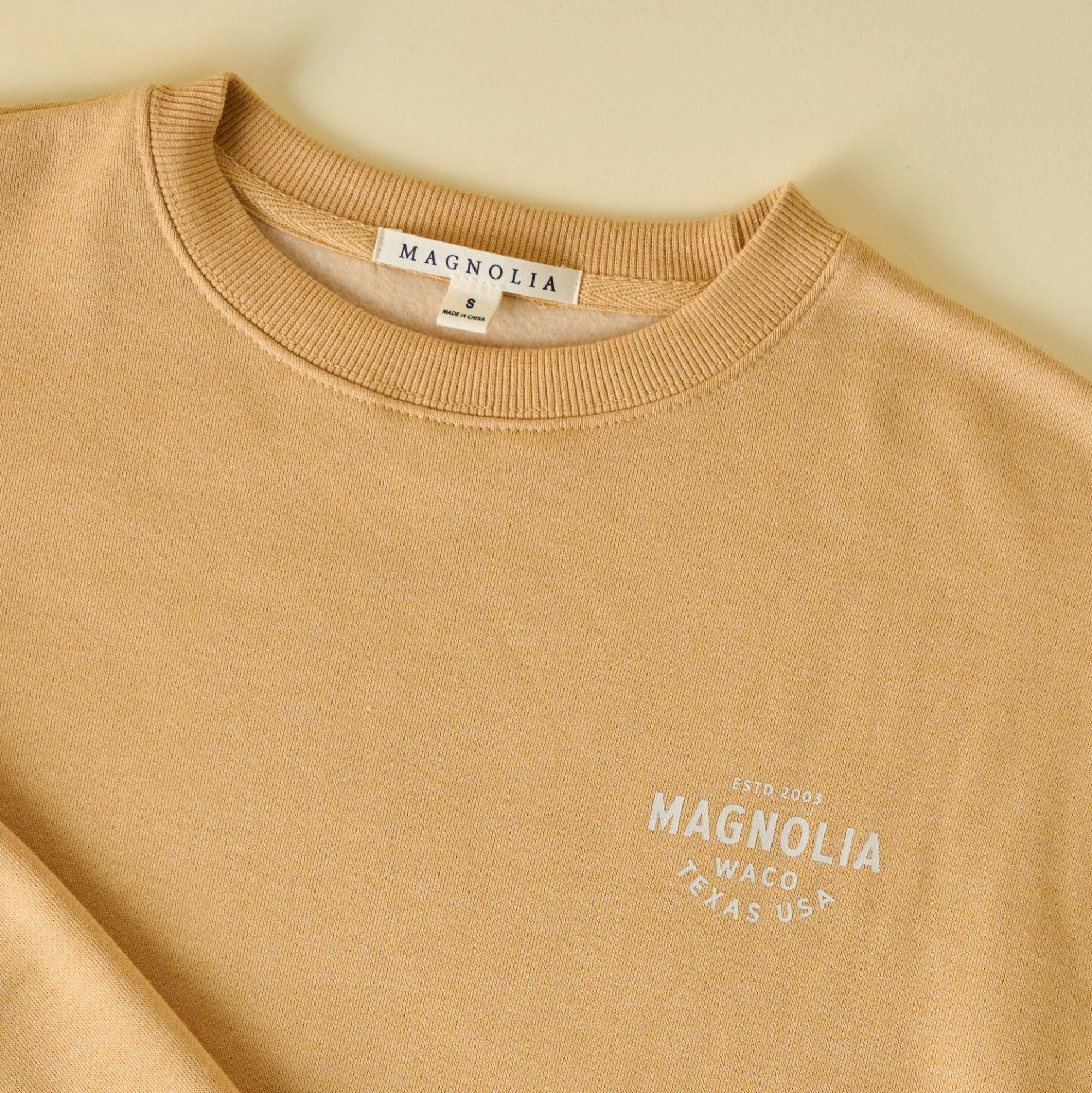 VND8309 Supplyable Group, LLC Magnolia Silos Modern Mustard Sweatshirt