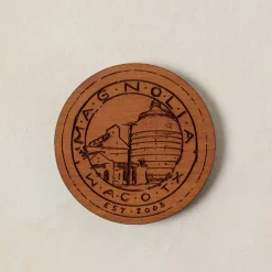 VND0556 Wordsmith Wood Shop Magnolia Silos Seal Magnet
