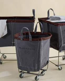 VND5987 Steele Canvas Basket Corp Magnolia Steele Canvas Large Truck Grey - 1.5 BU