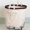 VND5987 Steele Canvas Basket Corp Magnolia Steele Canvas Round Truck - 1.5 BU