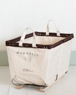 VND5987 Steele Canvas Basket Corp Magnolia Steele Canvas Small Basket - 2 BU