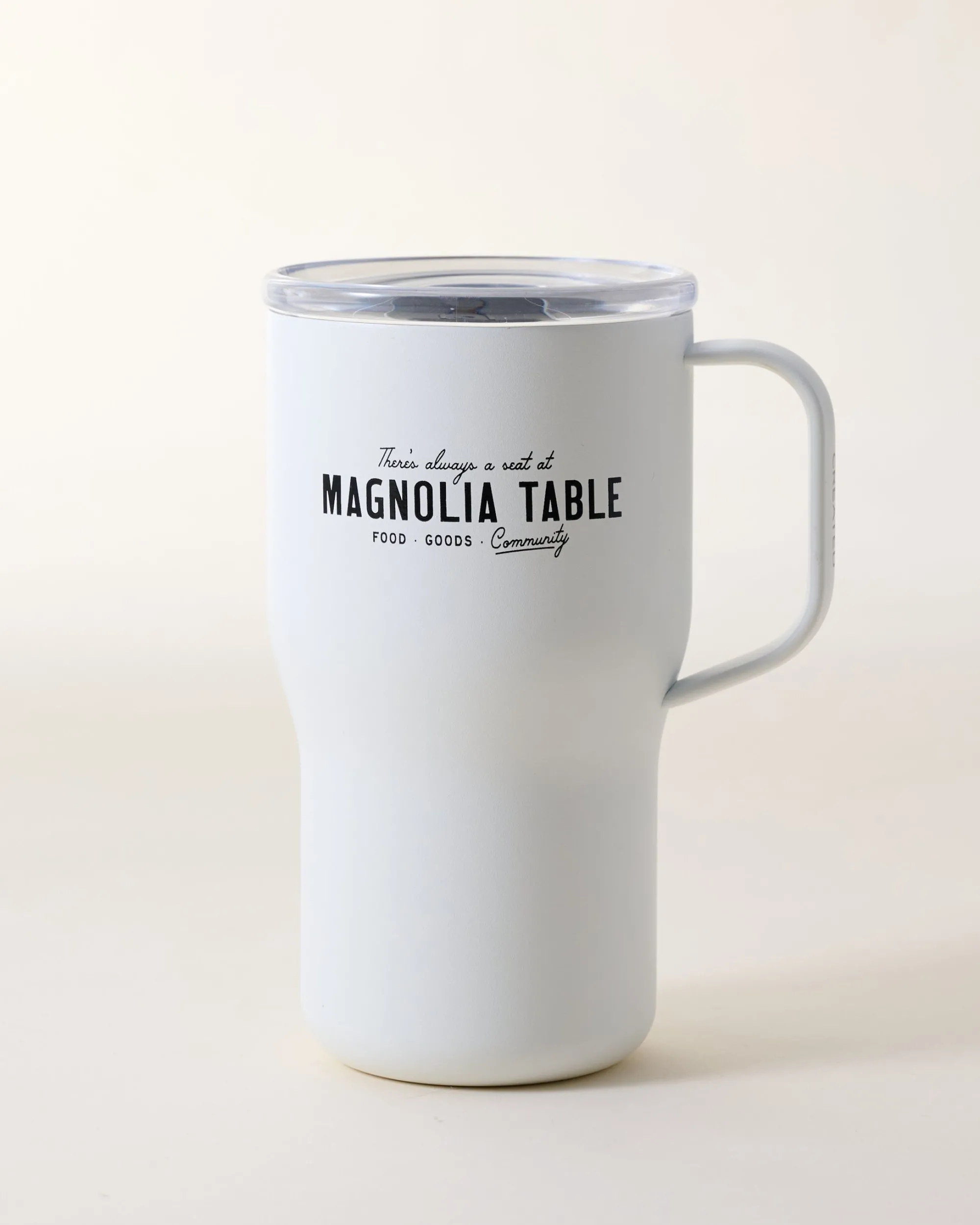 VND7895 Created Co. MAGNOLIA TABLE 16 OZ STAINLESS STEEL WHITE ROAM