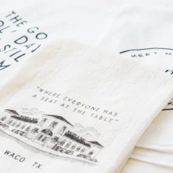 VND2724 Goochie Designs Magnolia Table Tea Towel