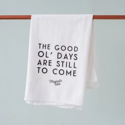 VND2724 Goochie Designs Magnolia Table Tea Towel