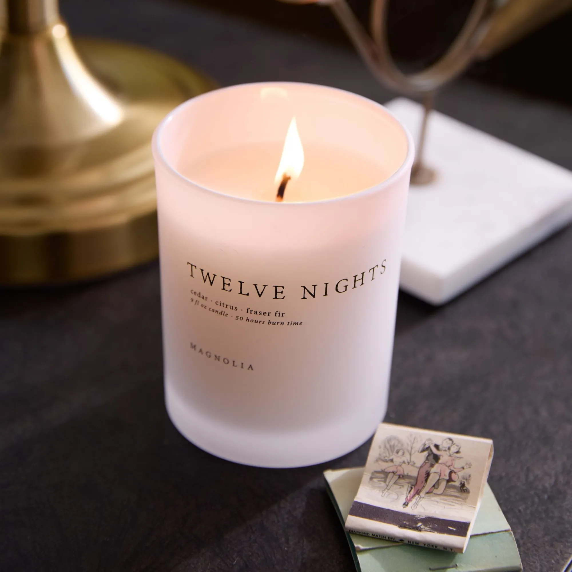 VND0040 Couture Brands LLC Magnolia Twelve Nights Candle