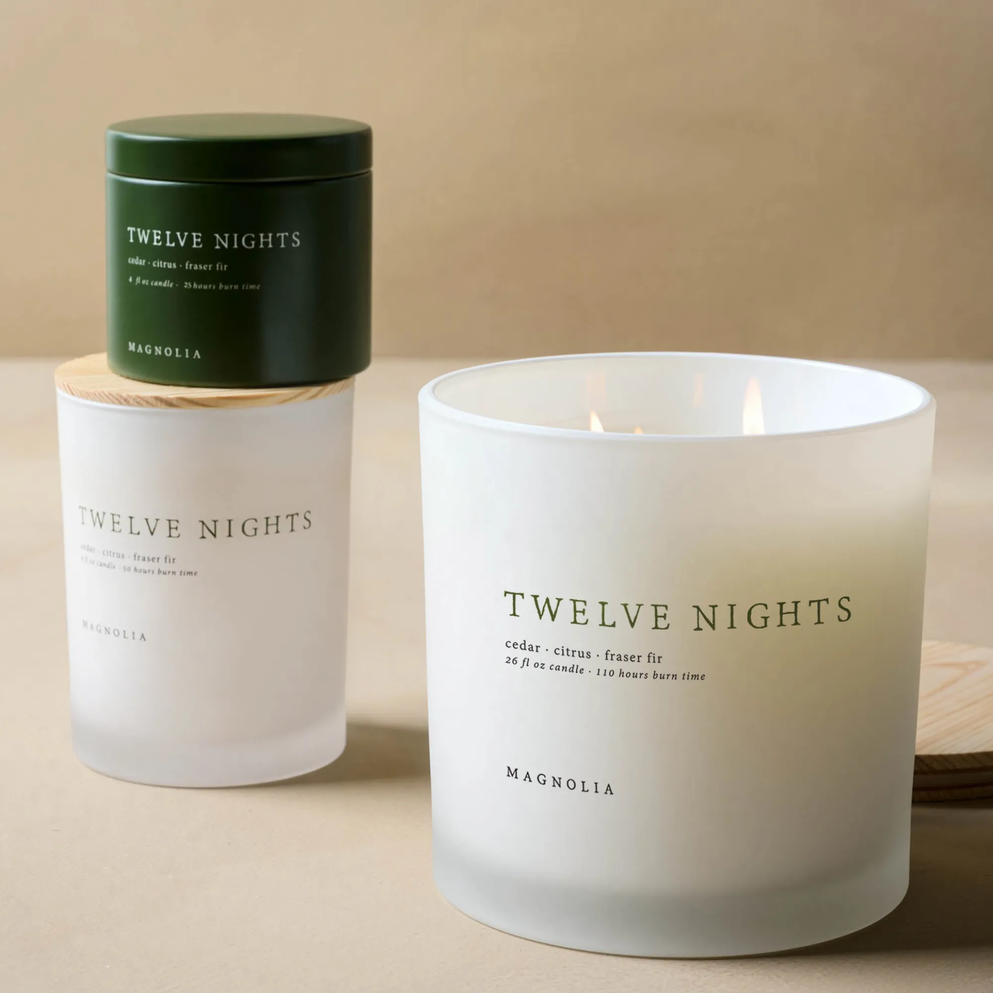 VND0040 Couture Brands LLC Magnolia Twelve Nights Candle