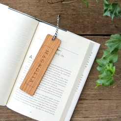 VND0556 Wordsmith Wood Shop Magnolia Wooden Bookmark
