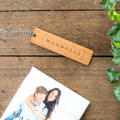 VND0556 Wordsmith Wood Shop Magnolia Wooden Bookmark