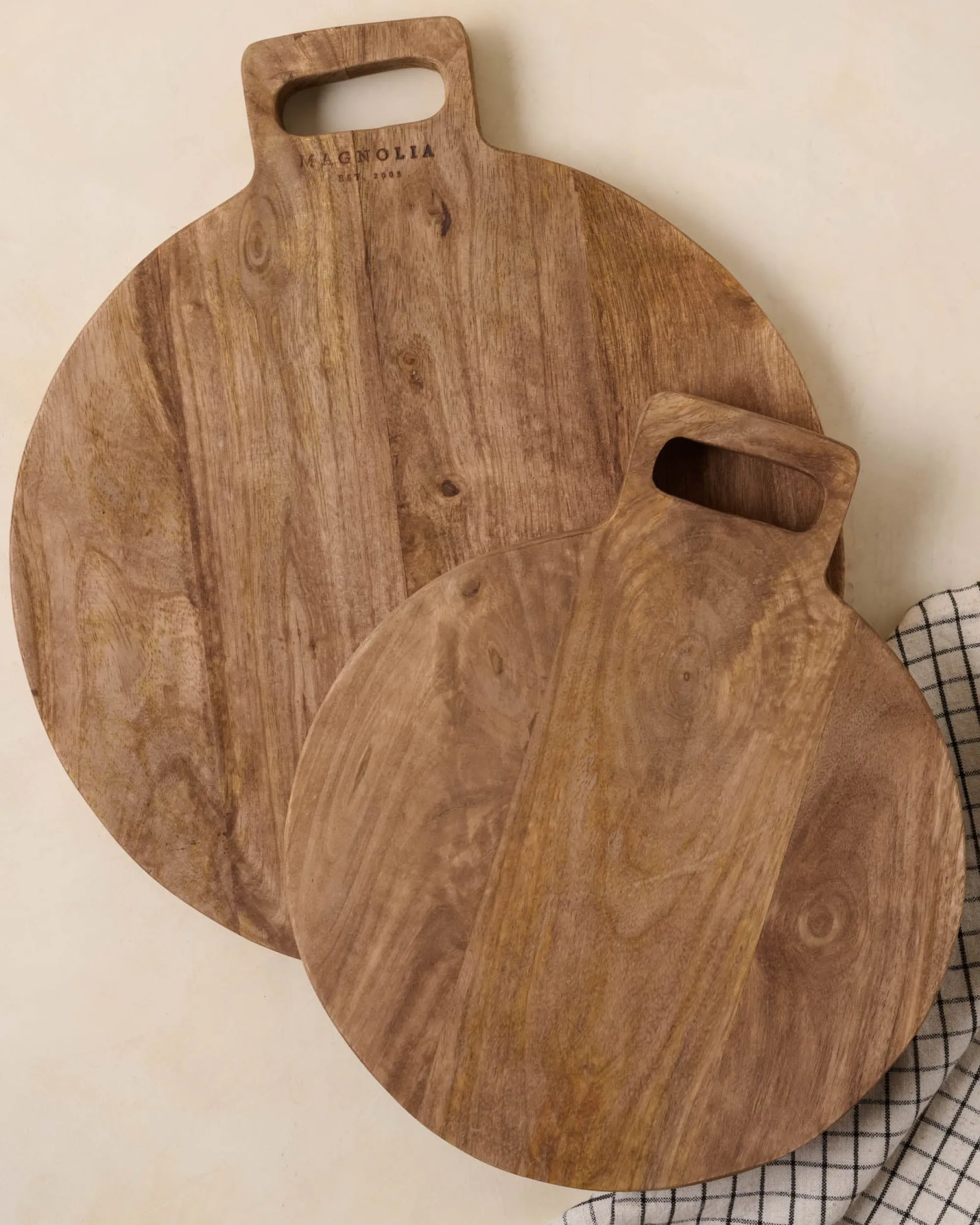 VND6622 ARVIND EXPO-CRAFTS Mango Wood Round Bread Board