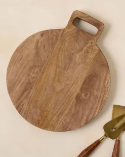 VND6622 ARVIND EXPO-CRAFTS Mango Wood Round Bread Board