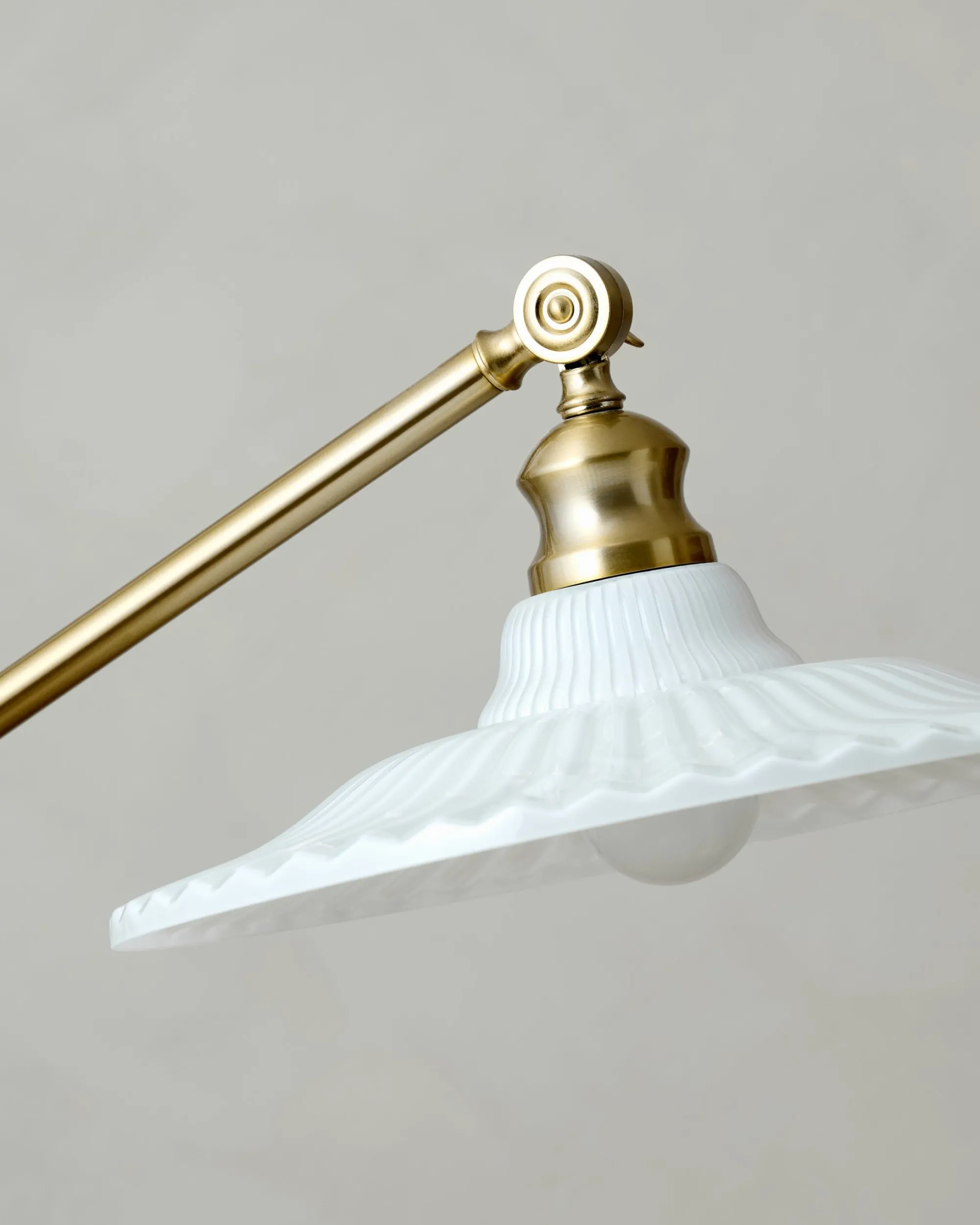 VND6475 StyleCraft Home Collection Marjorie Milk Glass Floor Lamp