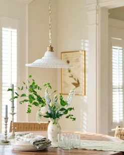 VND6475 StyleCraft Home Collection Marjorie Milk Glass Pendant (-)