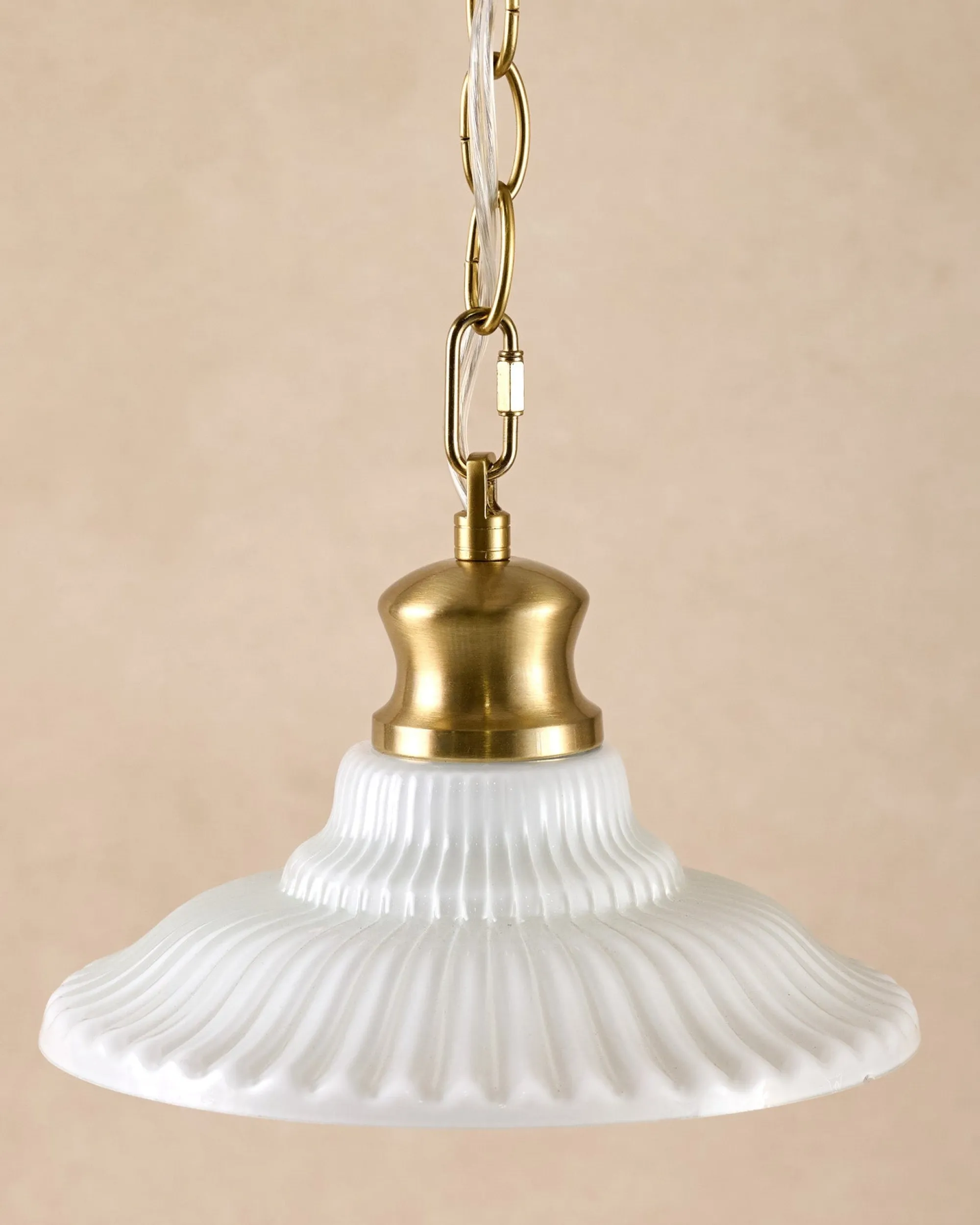 VND6475 StyleCraft Home Collection Marjorie Milk Glass Pendant (-)