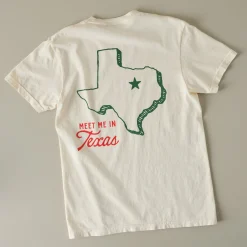 VND0179 Hole In The Roof Marketing Inc Meet me in Texas Ivory Shirt