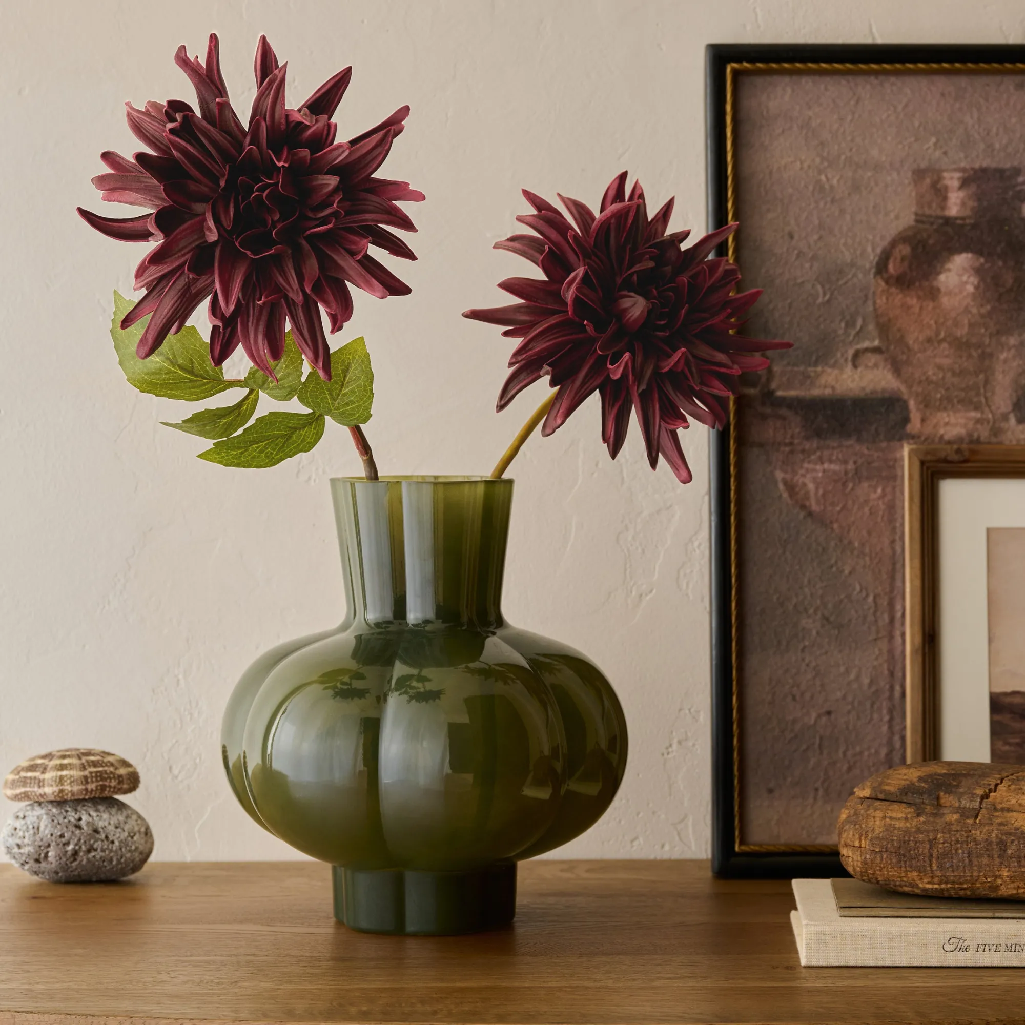 VND0164 Creative Co-op Inc Meredith Glass Vase
