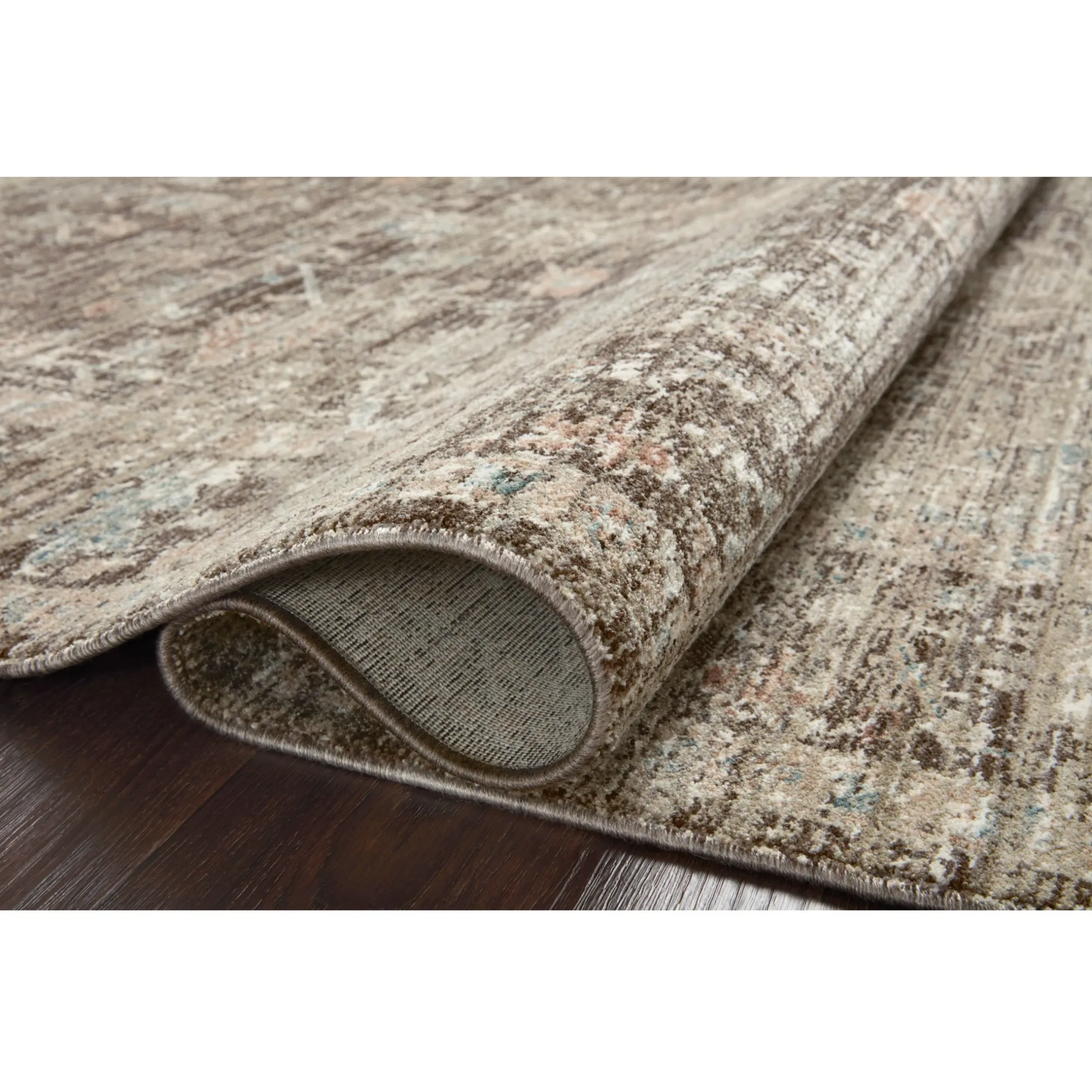 VND0086 Loloi Inc Millie Charcoal Dove Rug