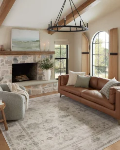 VND0086 Loloi Inc Millie Silver Dove Rug