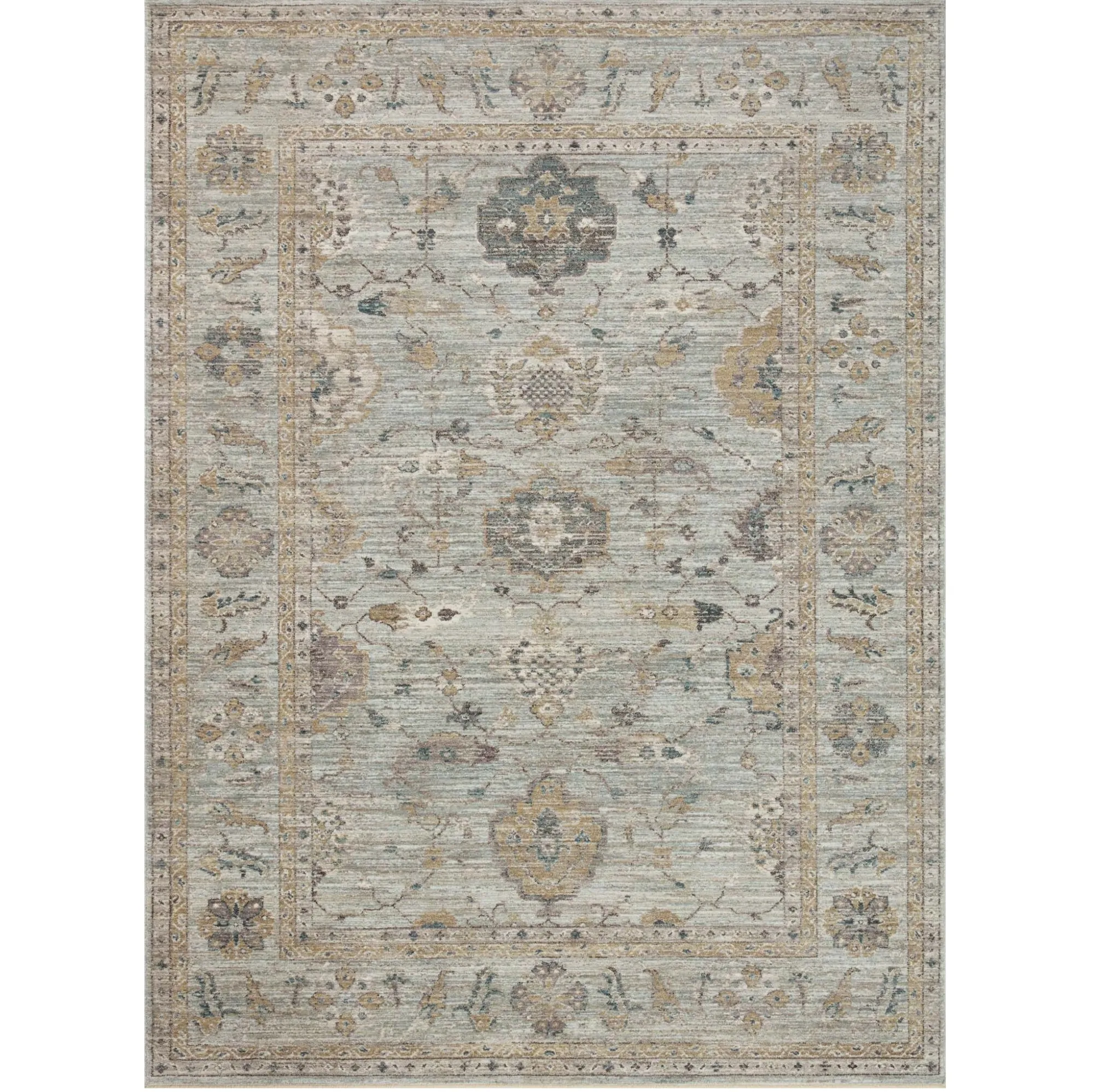 VND0086 Loloi Inc Millie Sky Gold Rug