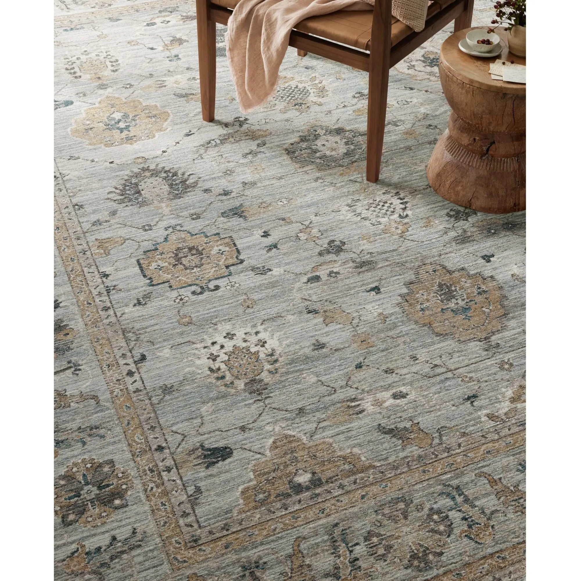 VND0086 Loloi Inc Millie Sky Gold Rug