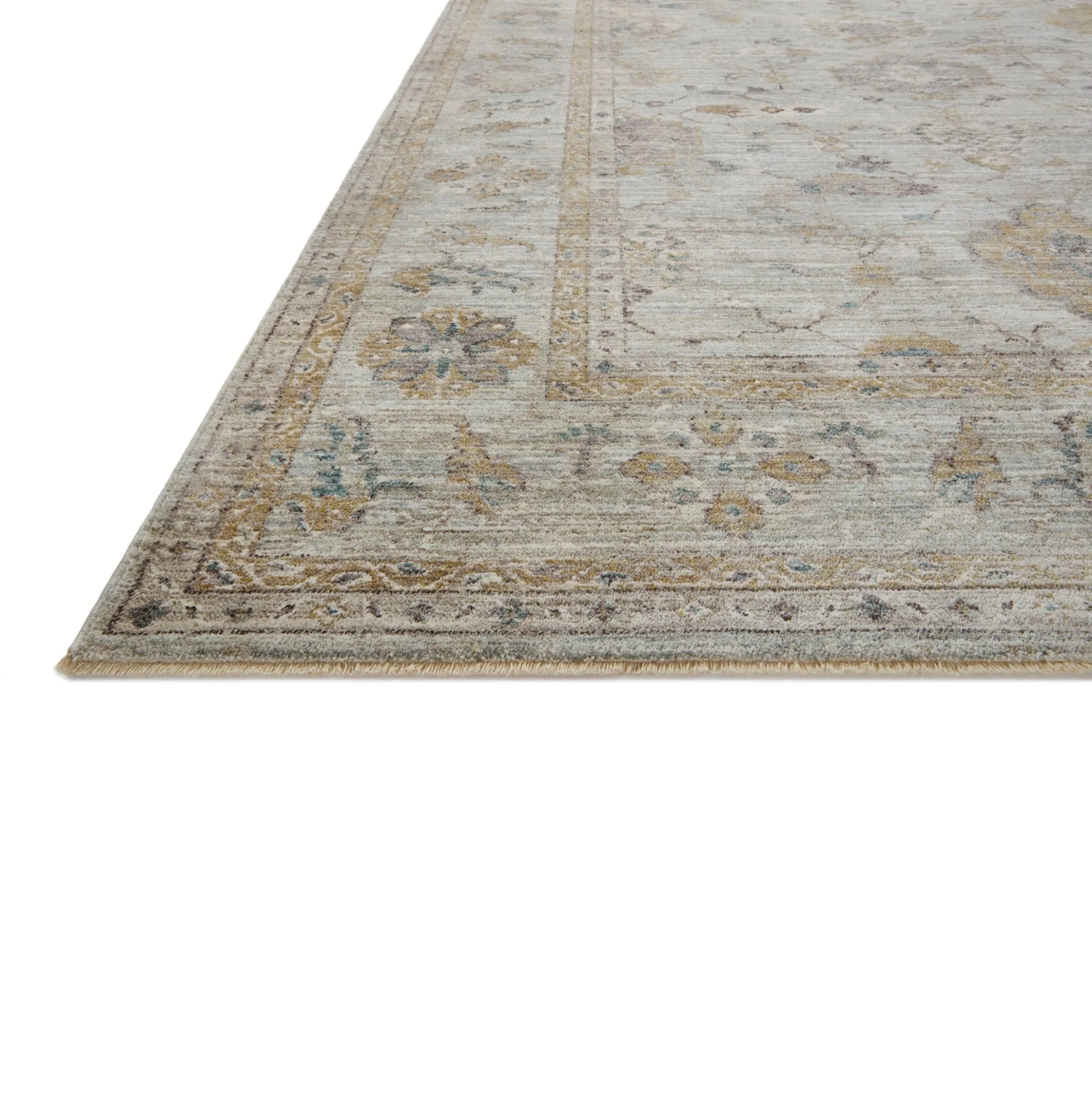 VND0086 Loloi Inc Millie Sky Gold Rug