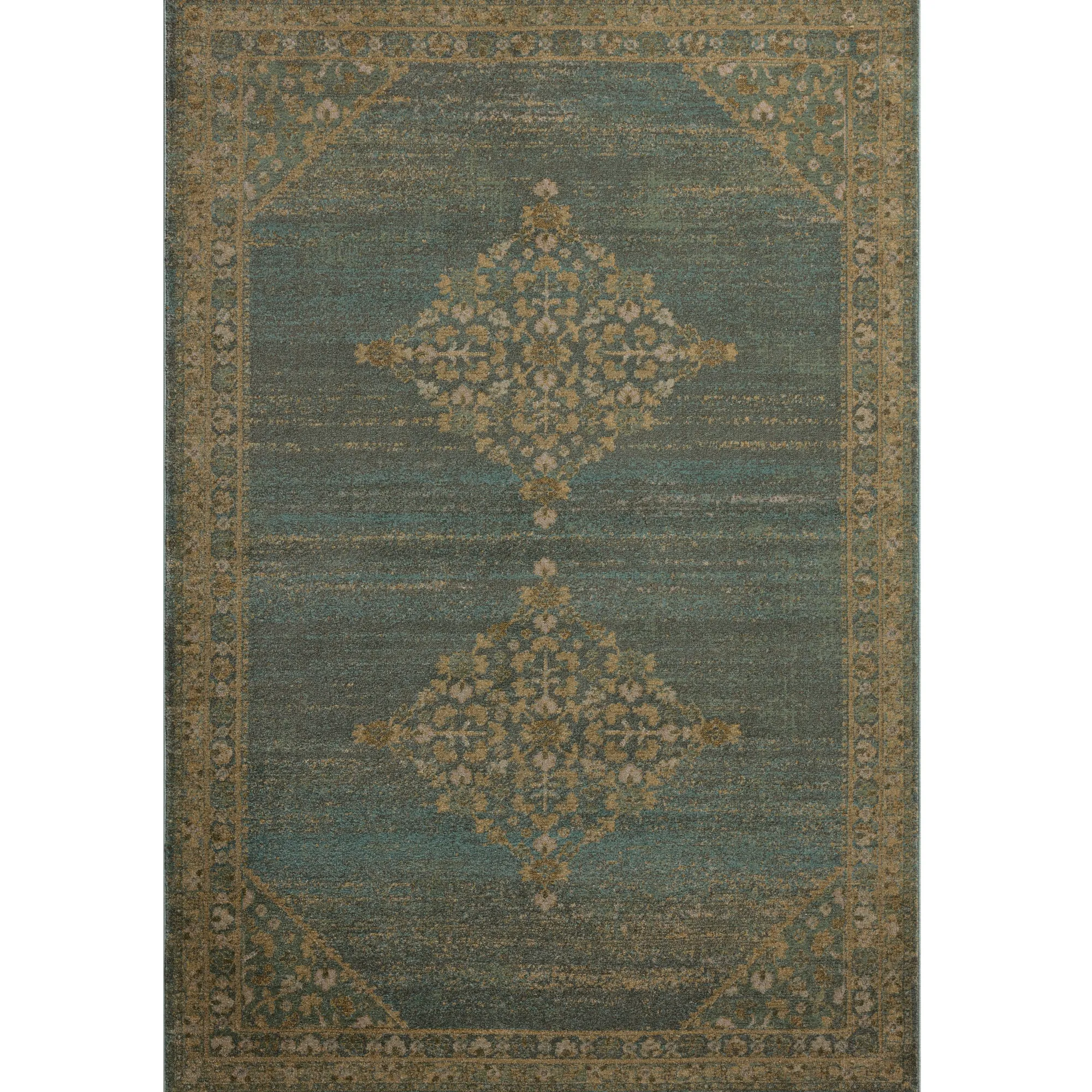 VND0086 Loloi Inc Mona Aqua Wheat Rug